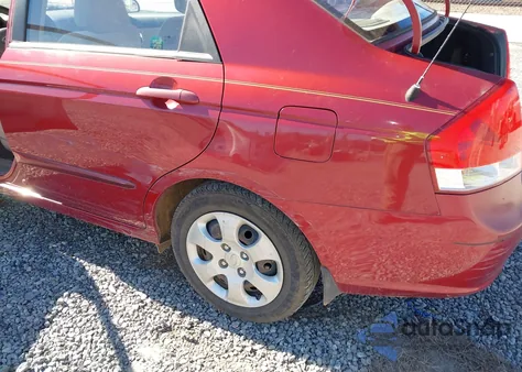 2009 Kia Spectra Ex из США, поврежденный, VIN KNAFE221095648139